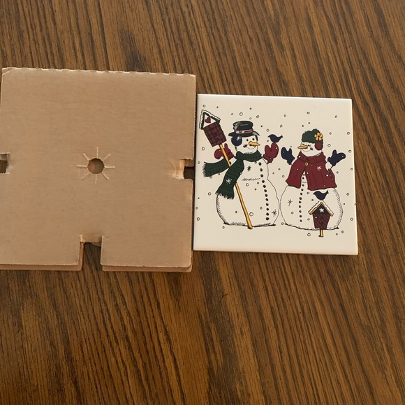 Snowman Trivet. NEW - Picture 5 of 6